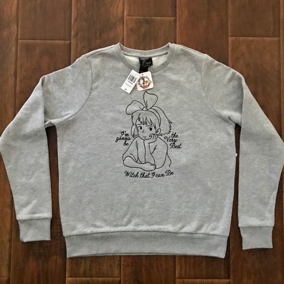 Ghibli Kiki’s Delivery Service Embroidered Sweater - Picture 3 of 3